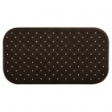 MSV tapis Fond de baignoire antidérapant Caoutchouc CLASS 36x65cm Chocolat MSV