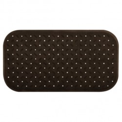 MSV tapis Fond de baignoire antidérapant Caoutchouc CLASS 36x65cm Chocolat