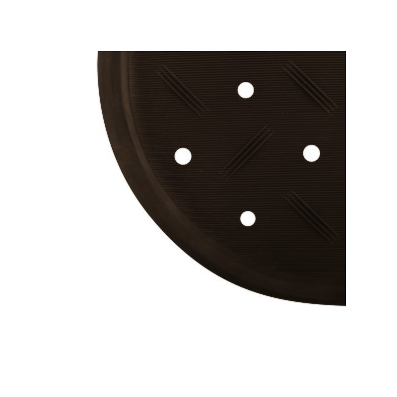 MSV tapis Fond de baignoire antidérapant Caoutchouc CLASS 36x65cm Chocolat MSV