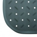 MSV tapis Fond de baignoire antidérapant Caoutchouc CLASS 36x65cm Gris MSV