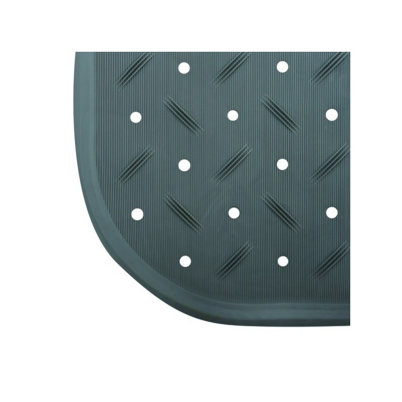 MSV tapis Fond de baignoire antidérapant Caoutchouc CLASS 36x65cm Gris MSV