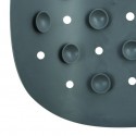 MSV tapis Fond de baignoire antidérapant Caoutchouc CLASS 36x65cm Gris MSV