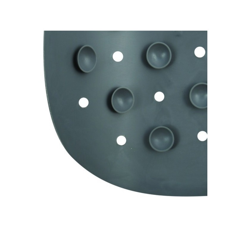 MSV tapis Fond de baignoire antidérapant Caoutchouc CLASS 36x65cm Gris MSV