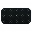 tapis Fond de baignoire antidérapant Caoutchouc CLASS 36x65cm Noir MSV MSV