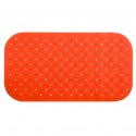 MSV tapis Fond de baignoire antidérapant Caoutchouc CLASS 36x65cm Orange MSV
