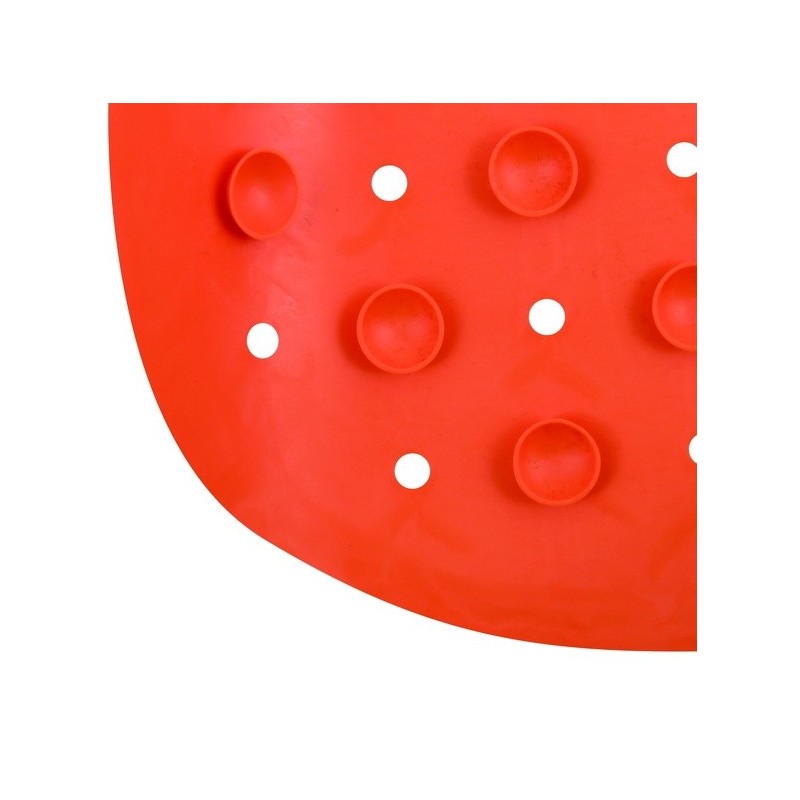 MSV tapis Fond de baignoire antidérapant Caoutchouc CLASS 36x65cm Orange MSV