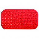tapis Fond de baignoire antidérapant Caoutchouc CLASS 36x65cm Rouge MSV MSV