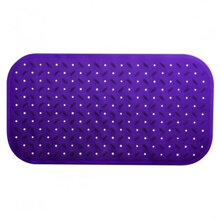 MSV tapis Fond de baignoire antidérapant Caoutchouc CLASS 36x65cm Violet MSV