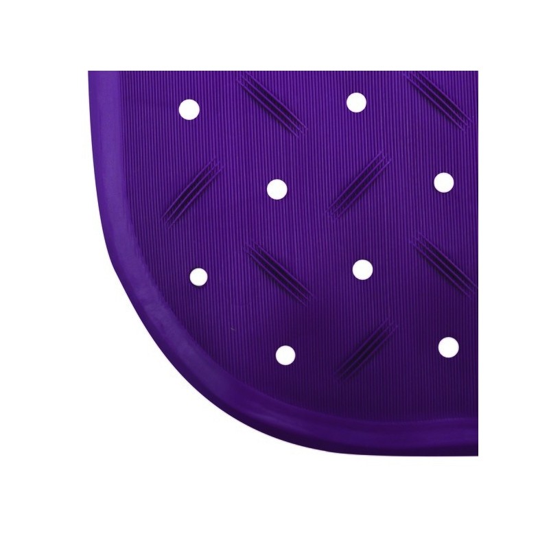 MSV tapis Fond de baignoire antidérapant Caoutchouc CLASS 36x65cm Violet MSV