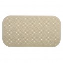 MSV Tapis Fond de baignoire antidérapant Caoutchouc CLASS 36x76cm Beige MSV