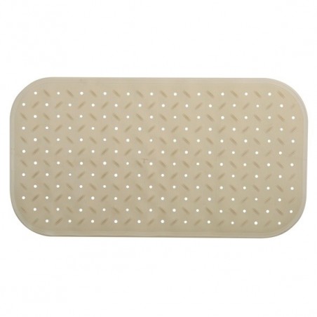 MSV Tapis Fond de baignoire antidérapant Caoutchouc CLASS 36x76cm Beige MSV