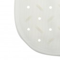 MSV Tapis Fond de baignoire antidérapant Caoutchouc CLASS 36x76cm Blanc MSV