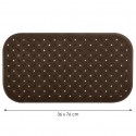 Tapis Fond de baignoire antidérapant Caoutchouc CLASS 36x76cm Chocolat MSV MSV