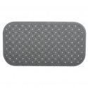 MSV Tapis Fond de baignoire antidérapant Caoutchouc CLASS 36x76cm Gris MSV
