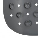 MSV Tapis Fond de baignoire antidérapant Caoutchouc CLASS 36x76cm Gris MSV
