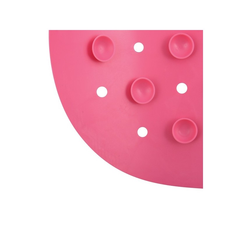 Tapis Fond de baignoire antidérapant Caoutchouc CLASS 36x76cm Rose Fuschia MSV MSV