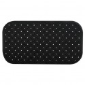 MSV Tapis Fond de baignoire antidérapant Caoutchouc CLASS 36x76cm Noir MSV