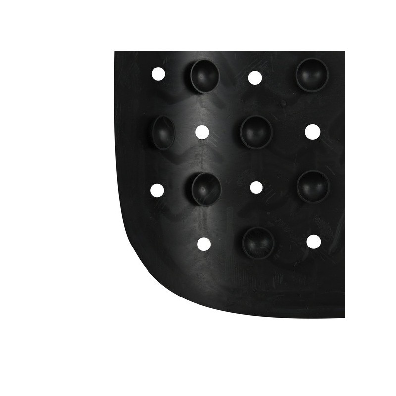 MSV Tapis Fond de baignoire antidérapant Caoutchouc CLASS 36x76cm Noir MSV