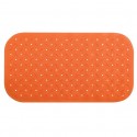 MSV Tapis Fond de baignoire antidérapant Caoutchouc CLASS 36x76cm Orange MSV