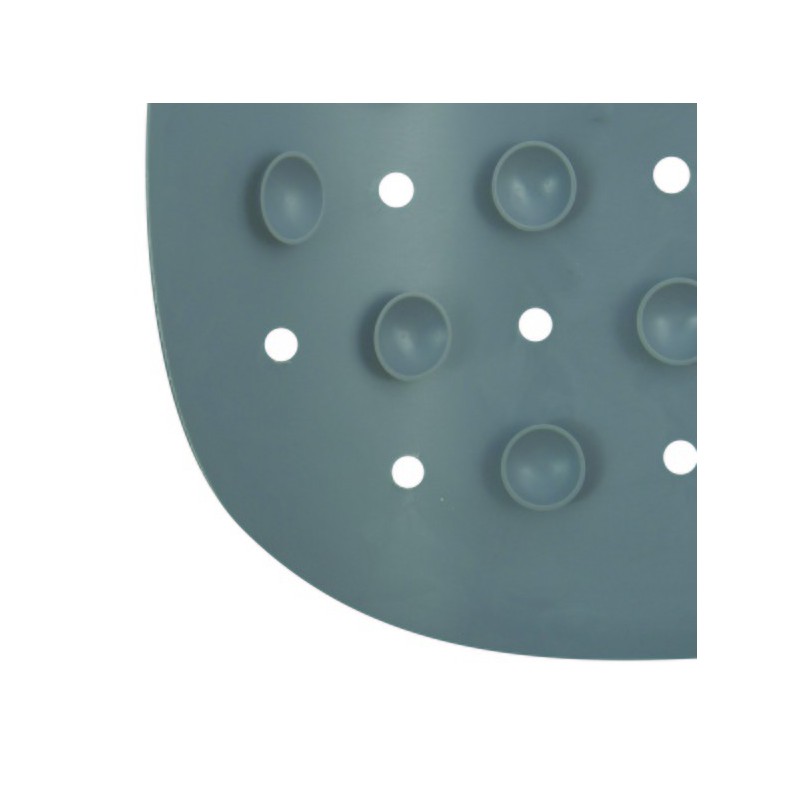 tapis Fond de baignoire antidérapant Caoutchouc CLASS 36x97cm Gris MSV MSV