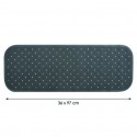 tapis Fond de baignoire antidérapant Caoutchouc CLASS 36x97cm Gris MSV MSV