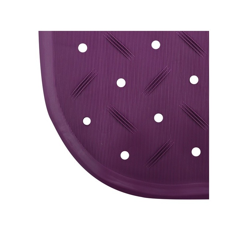 MSV tapis Fond de baignoire antidérapant Caoutchouc CLASS 36x97cm Violet MSV