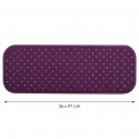 MSV tapis Fond de baignoire antidérapant Caoutchouc CLASS 36x97cm Violet MSV