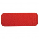 MSV tapis Fond de baignoire antidérapant Caoutchouc CLASS 36x97cm Rouge MSV