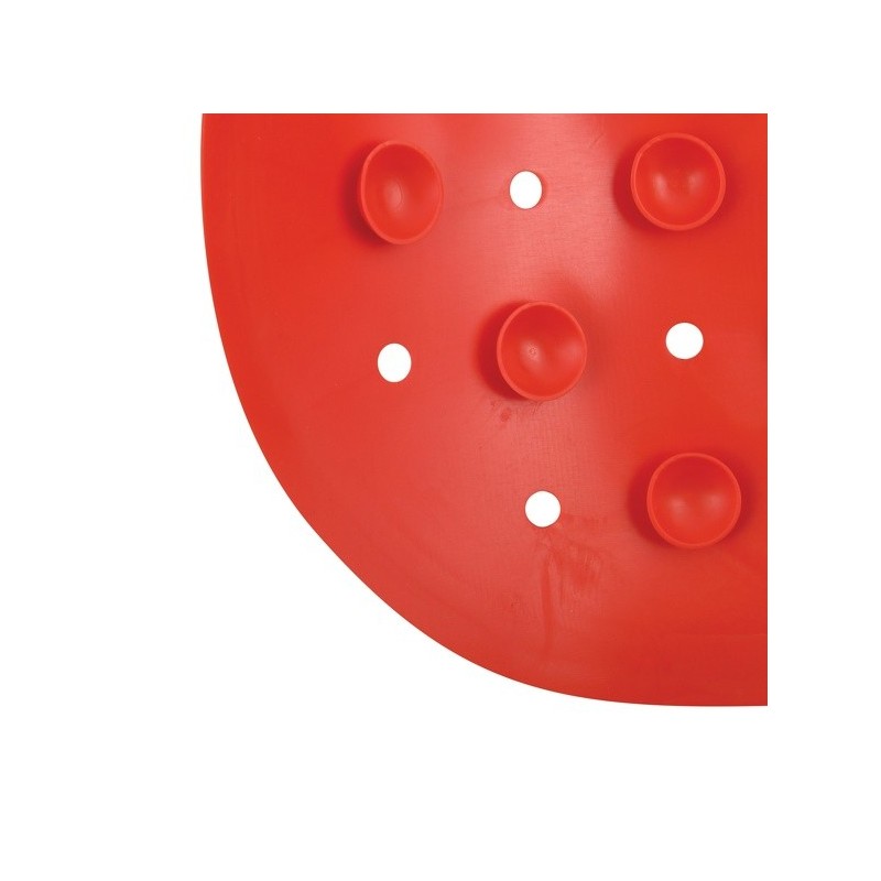 MSV tapis Fond de baignoire antidérapant Caoutchouc CLASS 36x97cm Rouge MSV