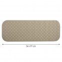 Tapis Fond de baignoire antidérapant Caoutchouc CLASS 36x97cm Beige MSV MSV