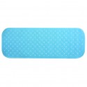 MSV Tapis Fond de baignoire antidérapant Caoutchouc CLASS 36x97cm Bleu Ciel MSV