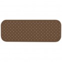 MSV Tapis Fond de baignoire antidérapant Caoutchouc CLASS 36x97cm Chocolat MSV