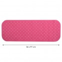 Tapis Fond de baignoire antidérapant Caoutchouc CLASS 36x97cm Fuschia MSV MSV