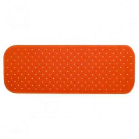Tapis Fond de baignoire antidérapant Caoutchouc CLASS 36x97cm Orange MSV MSV
