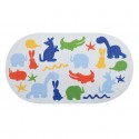 MSV Tapis Fond de baignoire PVC Antiderapant ZOO 69x39cm Multicolor MSV