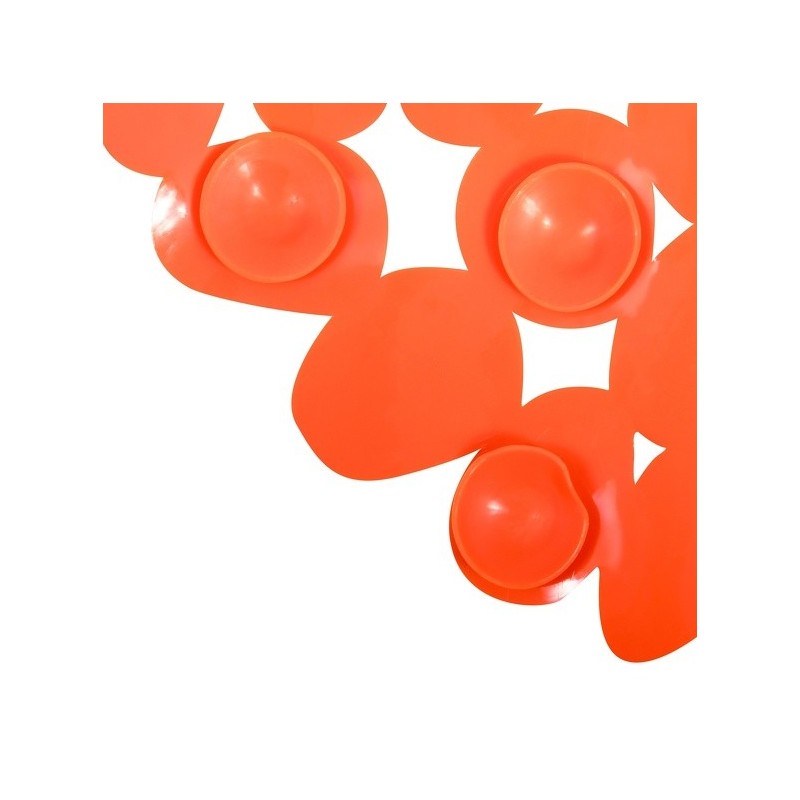 Tapis Fond de baignoire PVC GALETS 35x68cm Orange MSV MSV