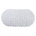 MSV Tapis Fond de baignoire PVC GALETS 35x68cm Transparent MSV