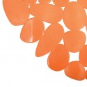 MSV Tapis Fond de baignoire PVC GALETS 35x68cm Orange MSV