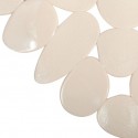 MSV Tapis Fond de baignoire PVC GALETS 35x68cm Beige MSV