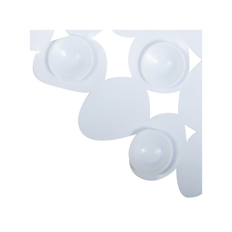 MSV Tapis Fond de baignoire PVC GALETS 35x68cm Blanc MSV