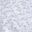 MSV Tapis Fond de baignoire PVC GALETS 35x68cm Blanc MSV