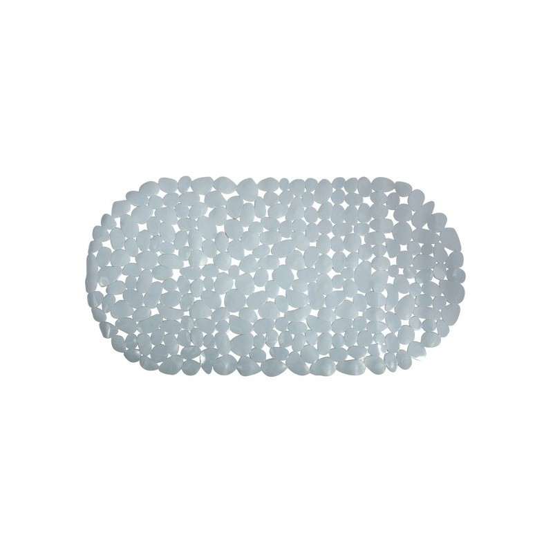 MSV Tapis Fond de baignoire Pvc GALETS 35x68cm Gris MSV