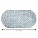 Tapis Fond de baignoire Pvc GALETS 35x68cm Gris MSV MSV