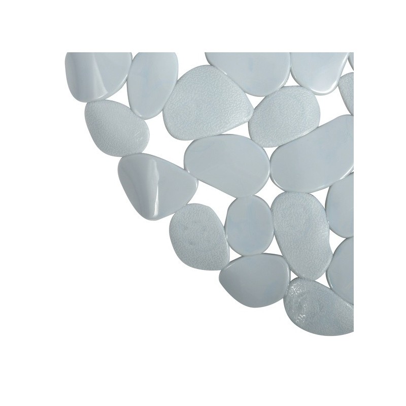 Tapis Fond de baignoire Pvc GALETS 35x68cm Gris MSV MSV