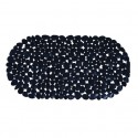 MSV Tapis Fond de baignoire PVC GALETS 35x68cm Noir MSV