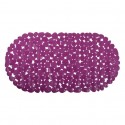 MSV Tapis fond de baignoire PVC GALETS 35x68cm Violet MSV
