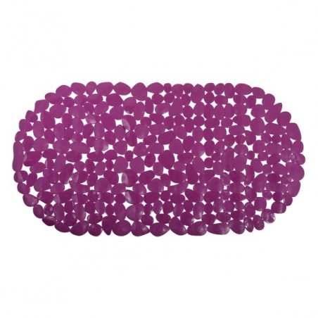 MSV Tapis fond de baignoire PVC GALETS 35x68cm Violet MSV