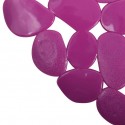 MSV Tapis fond de baignoire PVC GALETS 35x68cm Violet MSV