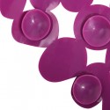 MSV Tapis fond de baignoire PVC GALETS 35x68cm Violet MSV
