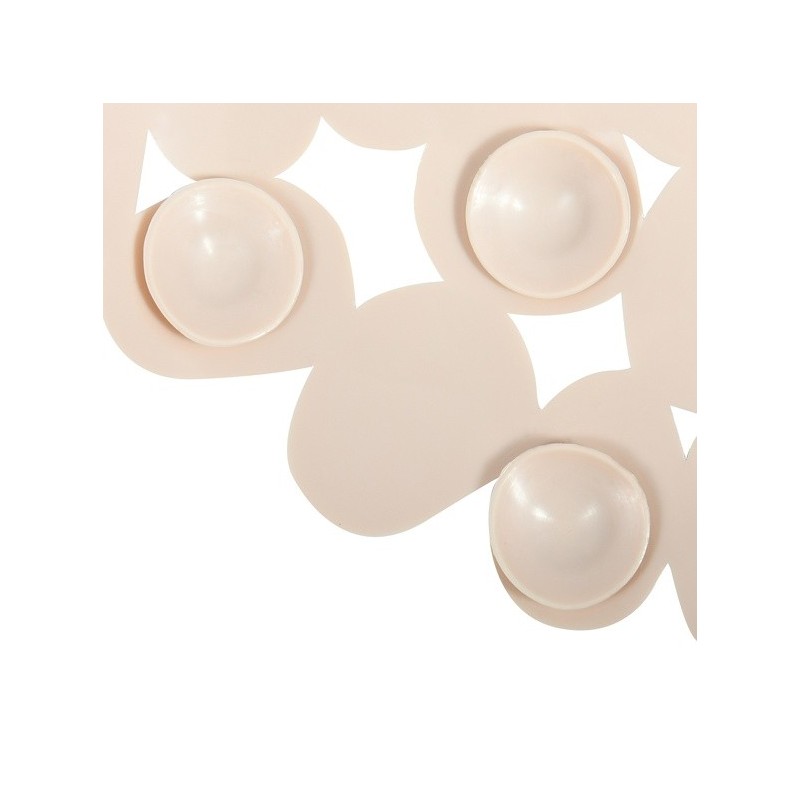 MSV Tapis Fond de baignoire PVC GALETS 39x99cm Beige MSV